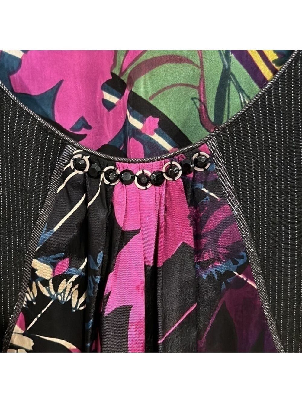 K. DENHY Absolutely Beautiful Size Small Dress stone embellishment sparkly - Picture 3 of 14
